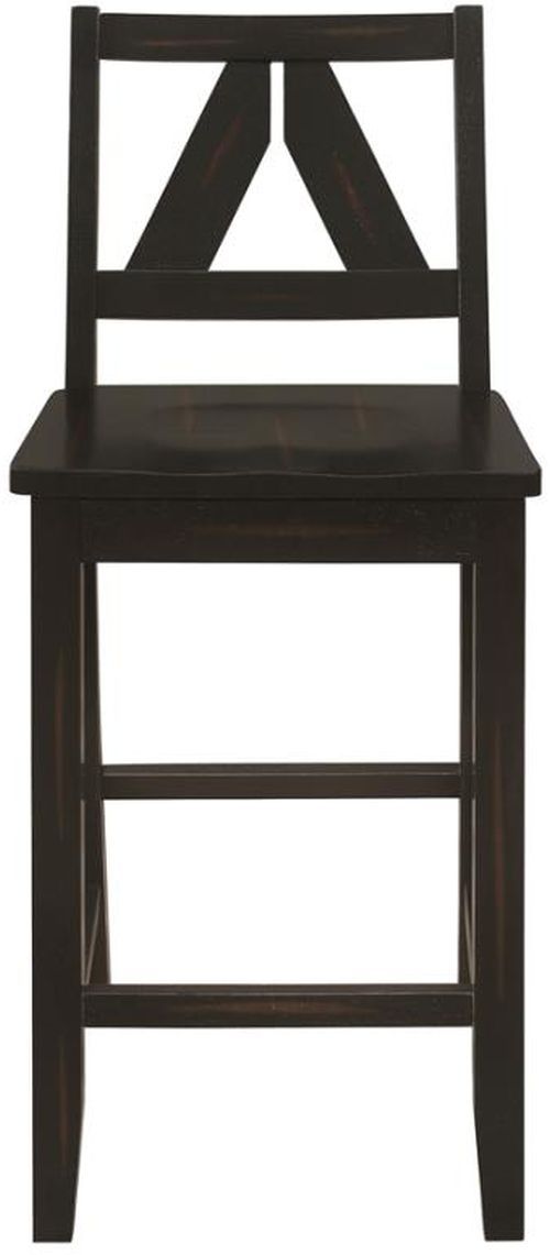 Coaster® Bairn 2-Piece Black Sand Counter Dining Chairs-1