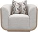 Michael Amini® West Kensington Sea Salt Caramel Matching Chair-1