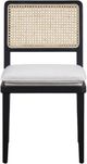 TOV Furniture Tassina Black/Cream Dining Chair-3