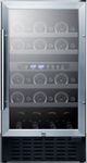 Summit® 3.3 Cu. Ft. Stainless Steel Wine Cooler-2