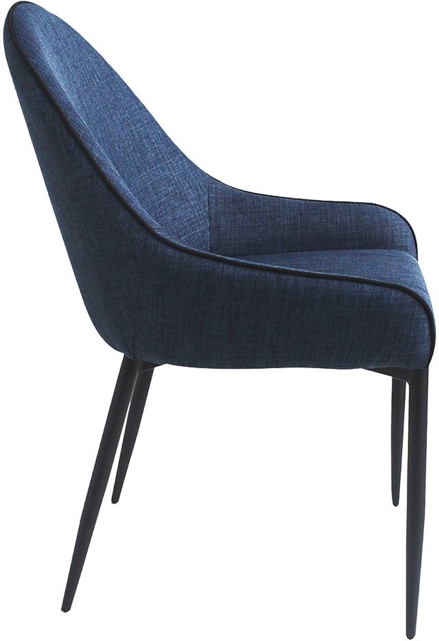 Moe's Home Collection Lapis 2-Piece Dark Blue Dining Chair Set-2