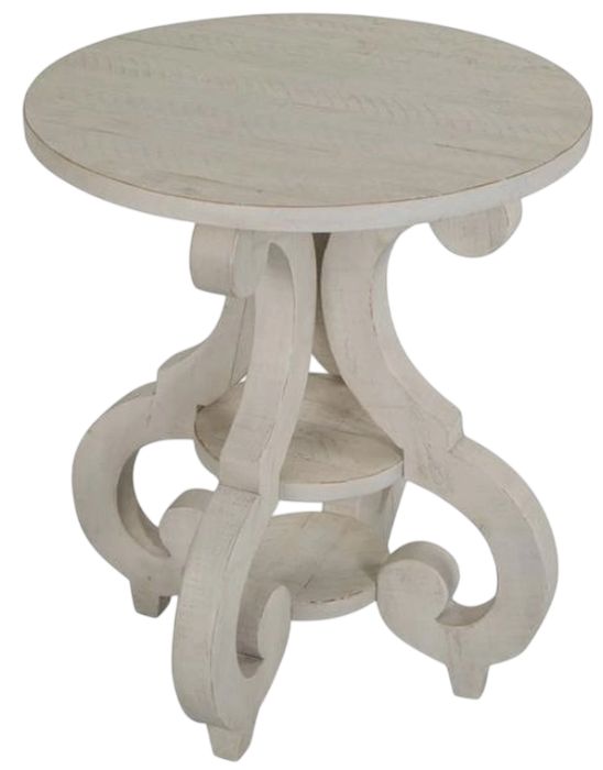 Magnussen Home® Bronwyn Alabaster Side Table-0