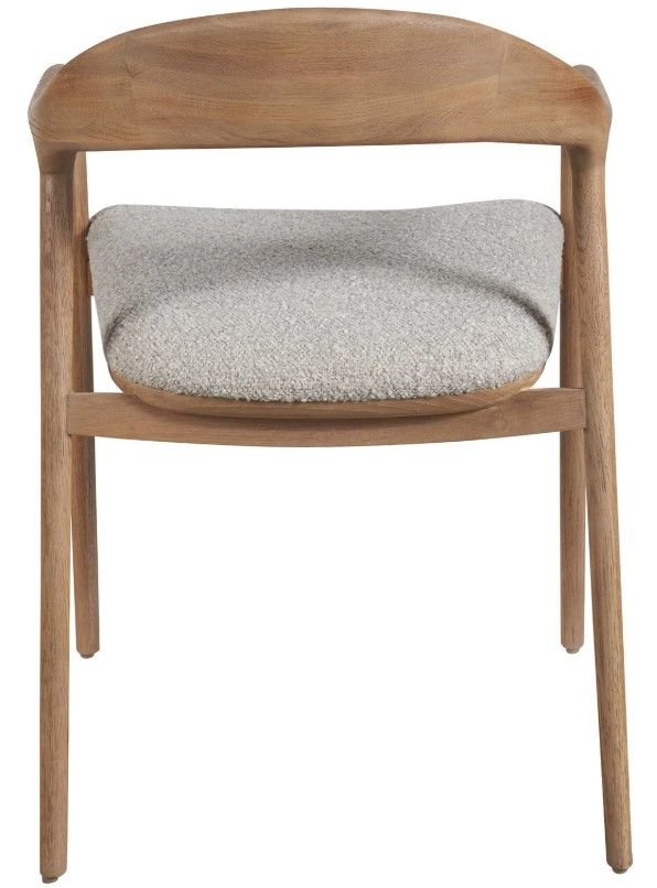Universal Explore Home™ New Modern Medina Pebble/Natural Oak Echo Dining Arm Chair-3