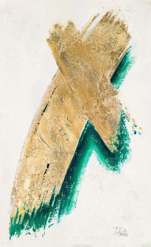 Classy Art On Gold III by Patricia Pinto Wall Art-0