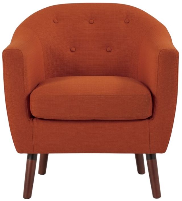 Homelegance® Lucille Orange Accent Chair-2