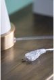 A & B Home Brass/White Table Lamp-3