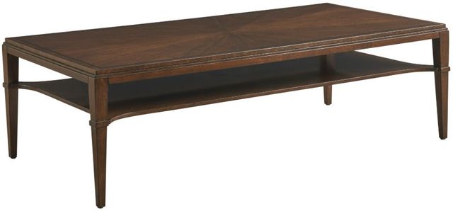 Lexington Home Rendezvous Andora Starburst Brown Cocktail Table-0