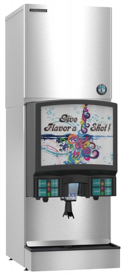 Hoshizaki Crescent® Cuber 22" 418 lb. Stainless Steel Air-Cooled Modular Ice Maker-1