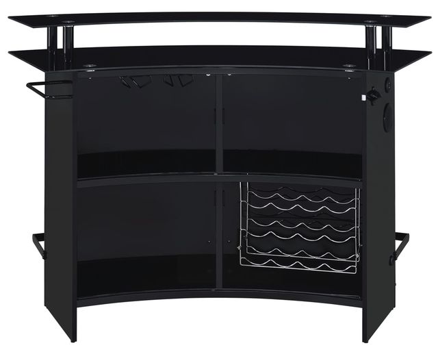 Elements International Valentina Black Bar Table-3