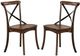 ACME Furniture Kaelyn 2-Piece Dark Oak Dining Side Chair Set-4