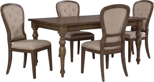 Liberty Furniture Americana Farmhouse 5-Piece Dusty Taupe Optional Dining Set-0