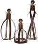 Furniture Classics Steve's 3-Piece Brown Decanter Set-0