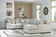 Benchcraft® Laurelgrove 5-Piece Pebble Right Arm Facing Sectional and Chaise-1
