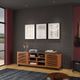 Legends Home Graceland Black/Bourbon 85" Console-1