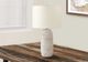 Monarch Specialties Inc. 28"H Cream Resin Table Lamp-4