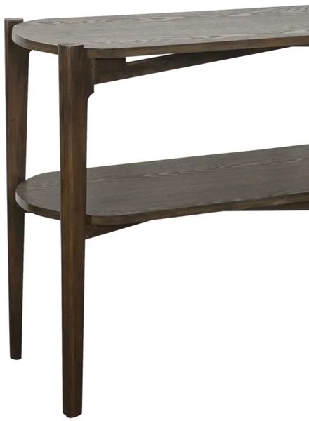 Stylecraft Dark Brown Foldable Console Table-1