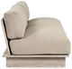 Classic Home Livia Taupe Fabric/Wood Outdoor Sofa-3
