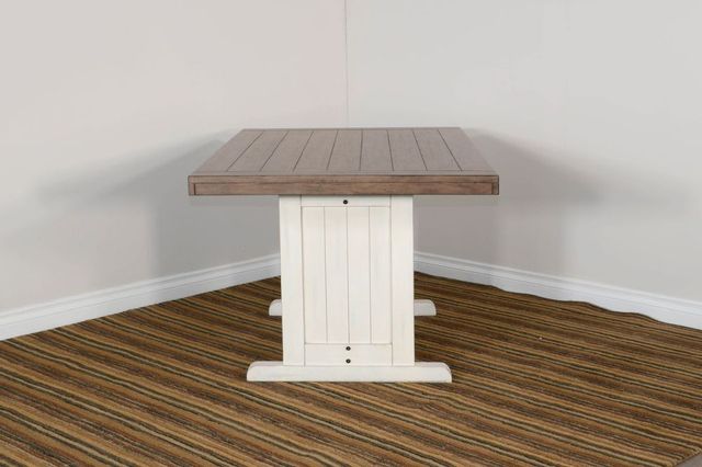 Sunny Designs™ Carriage House Buckskin Nook Table with Marble White Base-3