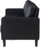 Coaster® Ruth Black Upholstered Track Arm Sofa-3