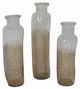 A & B Home 3-Piece Mitchell Beige/Gold Vase-2