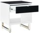 Signature Design by Ashley® Gardoni Black End Table with White Base-4