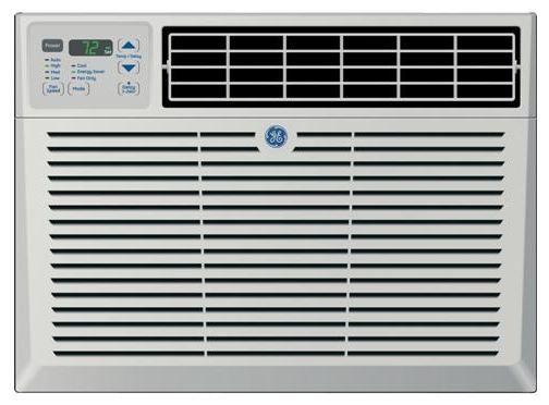 GE® 115 Volt Electronic Room Air Conditioner-Gray-0