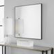Uttermost® Alexo Matte Black Square Mirror-1