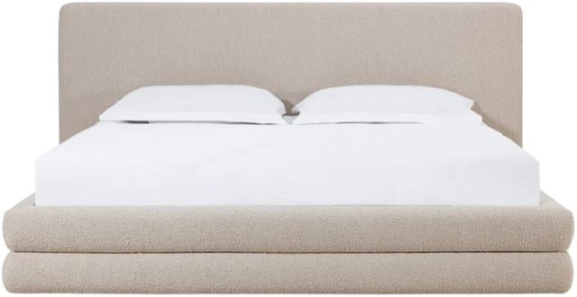 Modus Furniture Maya Brun Queen Upholstered Platform Bed-2