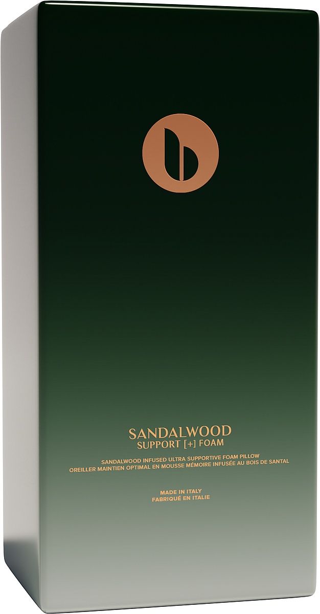 Blu Sleep Sandalwood Prestige Support [+] Memory Foam Queen High Bed Pillow-2
