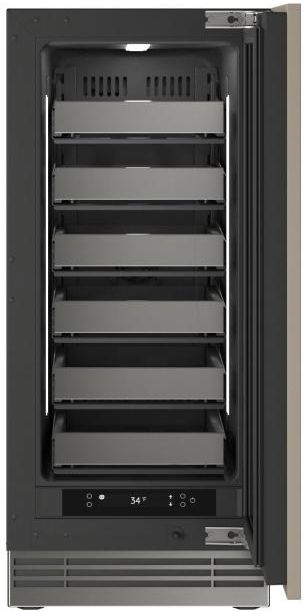U-Line® Home Collection 15" 2.8 Cu. Ft. Panel Ready Wine Refrigerator with Glass Door-3