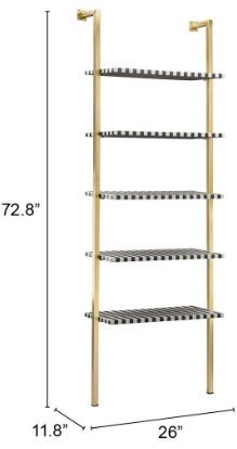 Zuo® Modern Zebra Multi-Colored Shelf-3