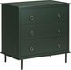 Moe's Home Collection Reagan Deep Green 3-Drawer Nightstand -0