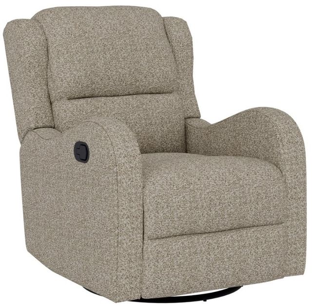Emerald Home Henry Speckled Brown Manual Swivel Glider Recliner-0