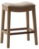 Olliix by Madison Park Linen Belfast Saddle Counter Stool-0