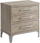 Riverside Furniture Intrigue Hazelwood 3-Drawer Nightstand-0