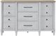 Bernards Citrus Heights Cement and Sand Youth Small Dresser-2