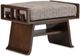 Currey & Company Hari Swagger Cocoa/Espresso Ottoman-0