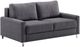 Luonto® Furniture Nico Chrome/Rene Full XL Sleeper Loveseat-1