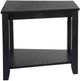 Mazin Furniture Elwell Black Chairside Table-3