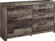 Benchcraft® Derekson 3-Piece Multi Gray King Panel Bed Set-2