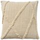 Nourison Home™ Mina Victory Lifestyle Ivory Distressed Diamond 18"x18" Throw Pillow-0