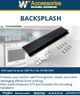 Whirlpool® 6" Black Slide-in Range Backsplash-4