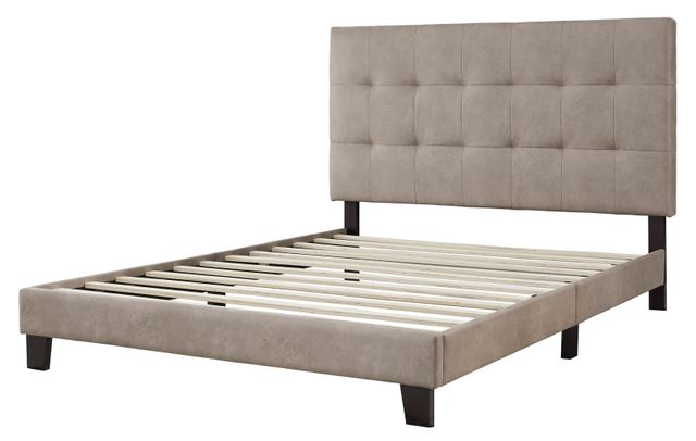 Signature Design by Ashley® Adelloni Light Brown King Upholstered Bed-3