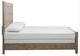 Magnussen Home® Claremont Smokey Taupe King Panel Bed with Upholstered Headboard-2