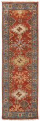 Feizy Carrington Blue/Orange 5' x 8' Rug-4