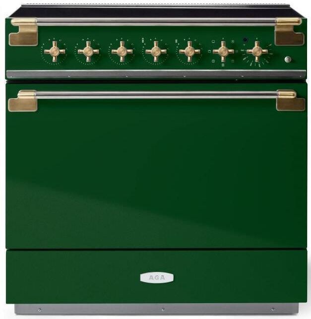 AGA™ Elise 36" Cornwall Green Pro Style Induction Range-0