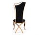 VIG Furniture Modrest Bonnie 2-Piece Black/Rosegold Dining Chair Set-4