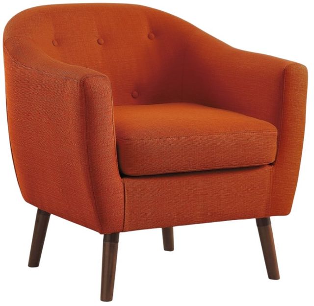 Homelegance® Lucille Orange Accent Chair-0