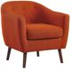 Homelegance® Lucille Orange Accent Chair-0
