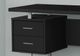 Monarch Specialties Inc. Black/Silver Computer Desk-1